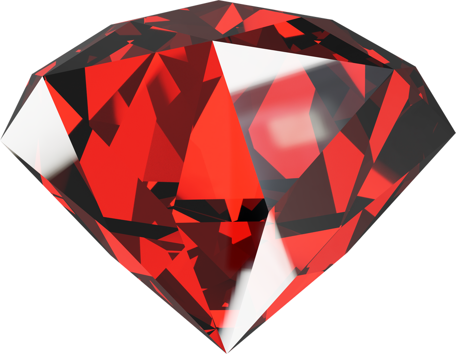 Diamond 3d rendering.